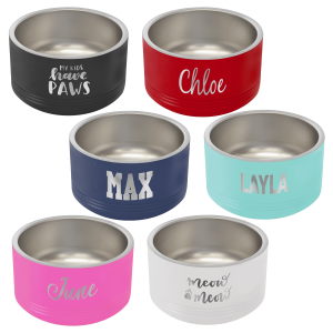 Small Polar Camel 18 oz. Pet Bowl Sample Set