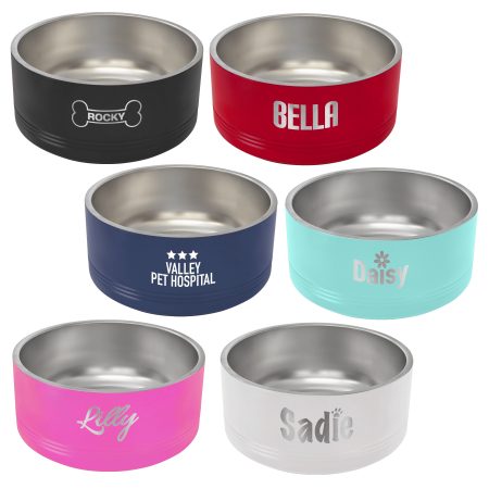 Large Polar Camel 64 oz. Pet Bowl Sample Set