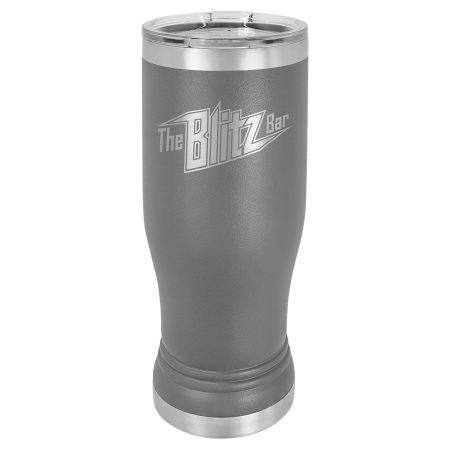 Polar Camel 14 oz. Dark Gray Pilsner Tumbler with Standard Lid