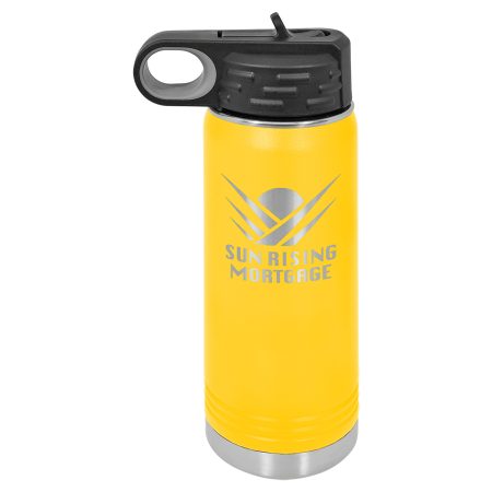 Polar Camel 20 oz. Yellow Water Bottle