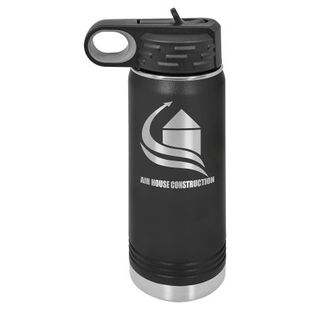 Polar Camel 20 oz. Black Water Bottle