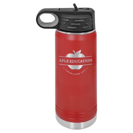 Polar Camel 20 oz. Red Water Bottle
