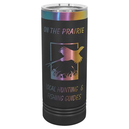 Polar Camel 22 oz. Black/Prism Skinny Tumbler