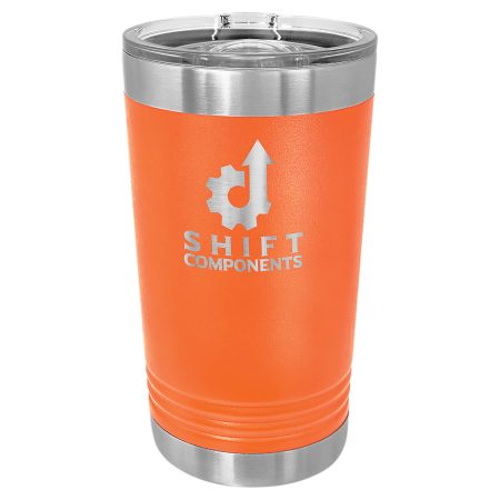 Polar Camel Orange 16 oz. Pint with Slider Lid