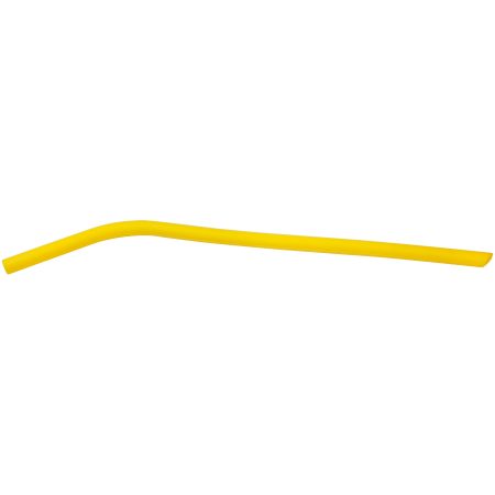 10" Yellow Small Silicone Straw