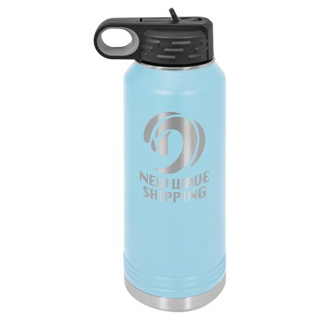 Polar Camel 32 oz. Light Blue Water Bottle