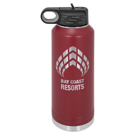 Polar Camel 40 oz. Maroon Water Bottle