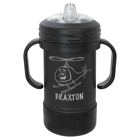 Polar Camel 10 oz. Black Sippy Cup