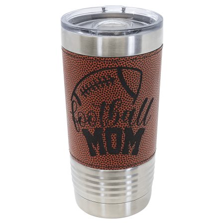 Polar Camel 20 oz. Football Tumbler with Slider Lid