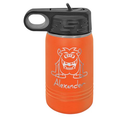 Polar Camel 12 oz. Orange Water Bottle