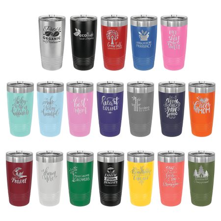 Polar Camel 20 oz. Vacuum Insulated Ringneck Tumbler with Slider Lid SampleSet