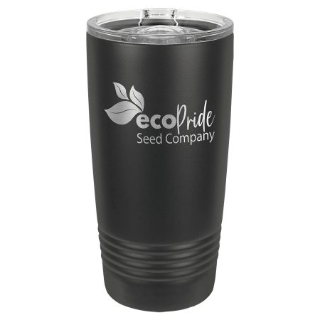 Polar Camel 20 oz. Full Black Ringneck Tumbler with Slider Lid