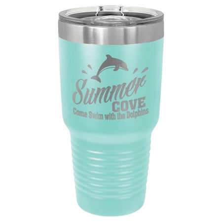 Polar Camel 30 oz. Teal Ringneck Tumbler with Slider Lid