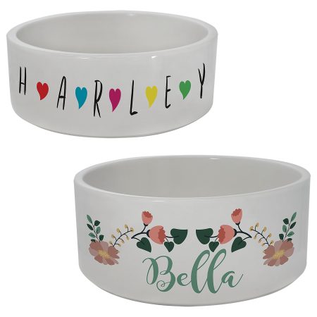 Sublimatable Ceramic Pet Bowl Sample Set