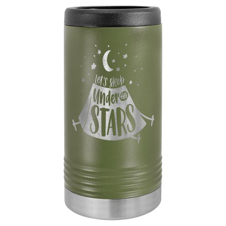 Polar Camel Olive Green Slim Beverage Holder