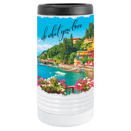 White Sublimatable Polar Camel Slim Beverage Holder