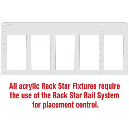 DC301S Decanter Only  Rack Star Fixture-Holds 5