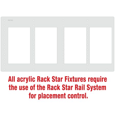 DC351S Decanter Only Rack Star Fixture-Holds 4