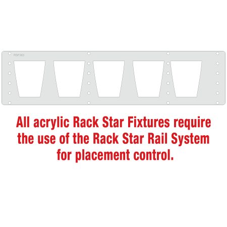 DG351S Glasses Only Rack Star Fixture-Holds 5