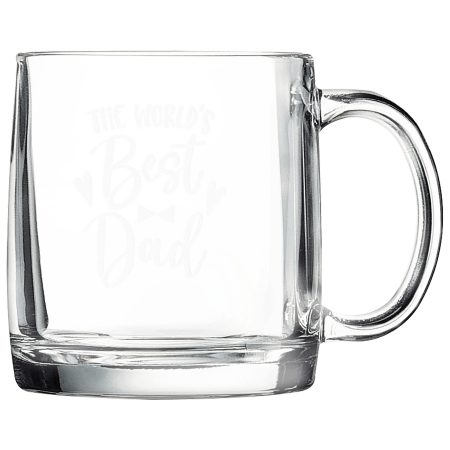 Polar Camel 12 1/4 oz. Clear Coffee Mug