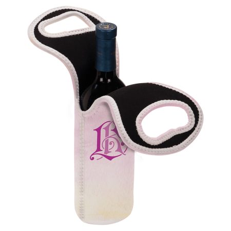 4 3/4" x 14 1/2" Sublimatable Insulated Wine Gift Bag