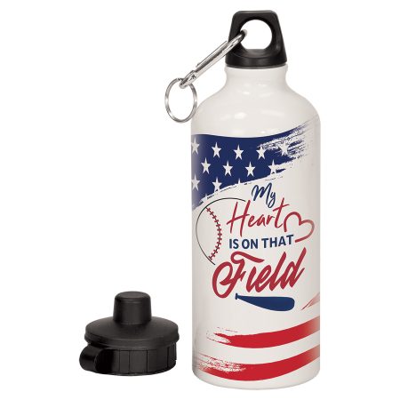 20 oz. White Sublimatable Aluminum Water Bottle