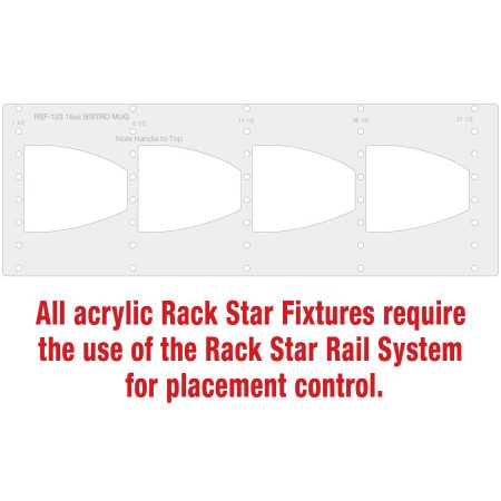 16 oz. Bistro Mug Fixture-Holds 4