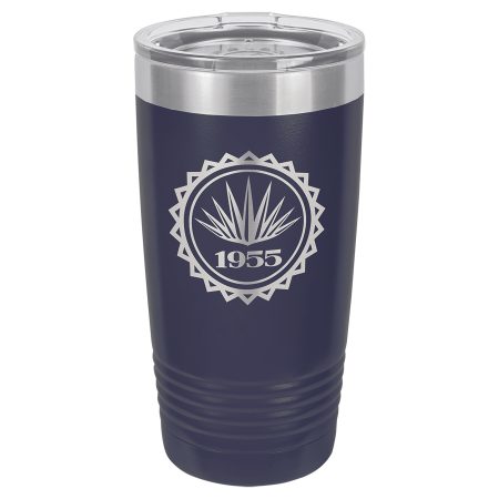 Polar Camel 20 oz. Navy Blue Ringneck Tumbler with Standard Lid