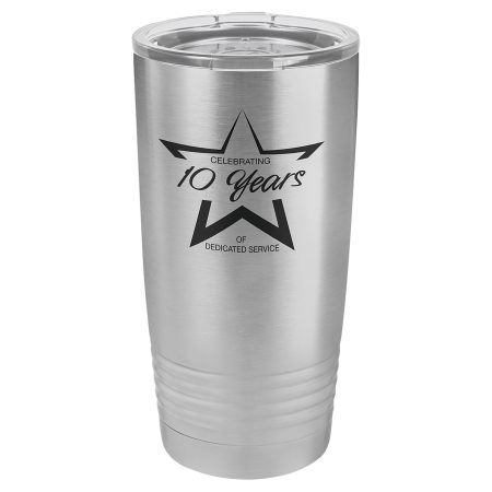 Polar Camel 20 oz. Stainless Steel Ringneck Tumbler with Standard Lid