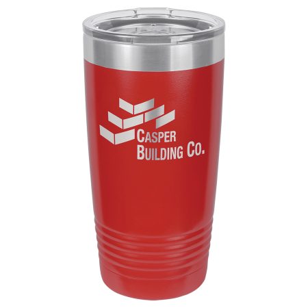 Polar Camel 20 oz. Red Ringneck Tumbler with Standard Lid