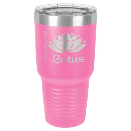 Polar Camel 30 oz. Pink Ringneck Tumbler with Standard Lid