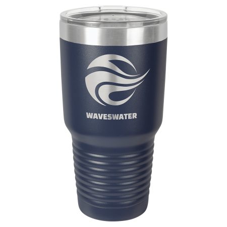 Polar Camel 30 oz. Navy Blue Ringneck Tumbler with Standard Lid