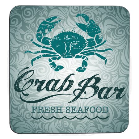 3 3/4" x 3 3/4" Sublimatable Flexible Square Coaster with Rubber Backing