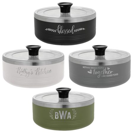 Polar Camel 1 1/4 Quart Serving Bowl with Lid Sample Set