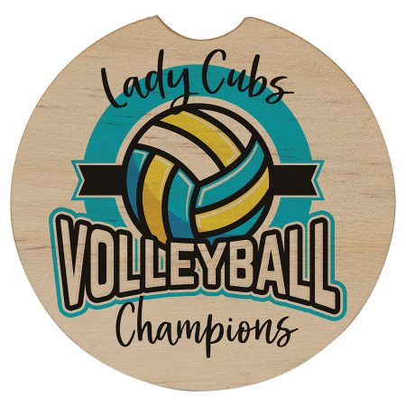 2 1/2" Round Sublimatable Wood Car Coaster